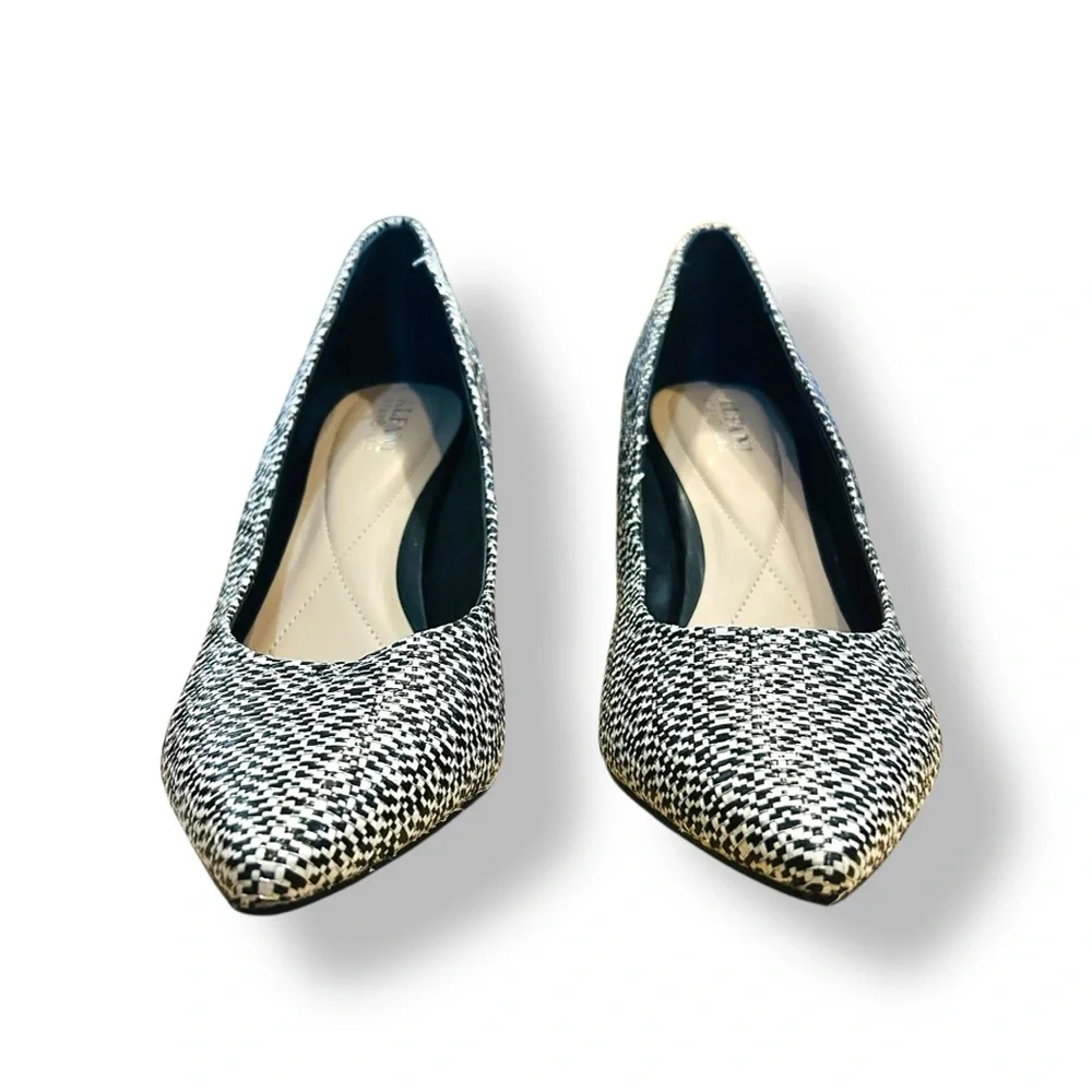 Alfani Step ’N Flex Jeules Black White Tweed Pointed Toe Heels Size 10M – NEW - Picture 6 of 14